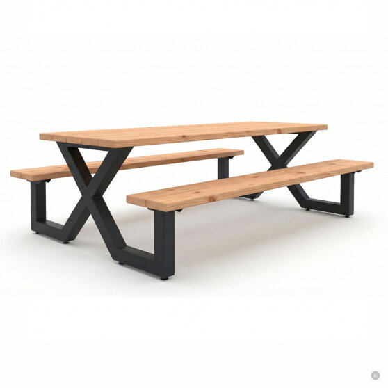 EXIT Picknicktisch X-235 - 8 Personen - 235 cm