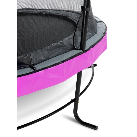 EXIT Elegant Trampolin ø366cm mit Economy Sicherheitsnetz - lila