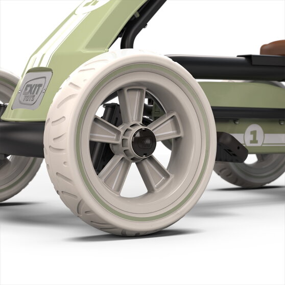 EXIT Foxy Go-Kart für Kinder grün | Pedal-Go-Kart ab 2 Jahren