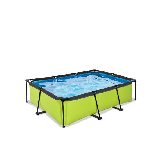 EXIT Lime Pool 220x150x65cm mit Filterpumpe - grün