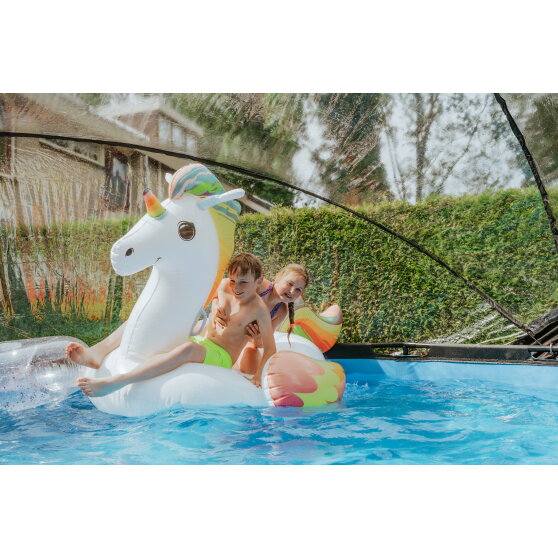 EXIT Poolabdeckung ECO ø427cm - auch für Intex/Bestway - universell