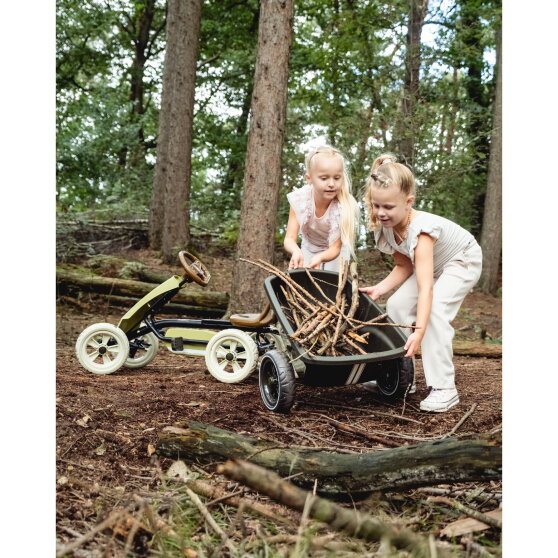 EXIT Foxy Go-Kart für Kinder grün | Pedal-Go-Kart ab 2 Jahren