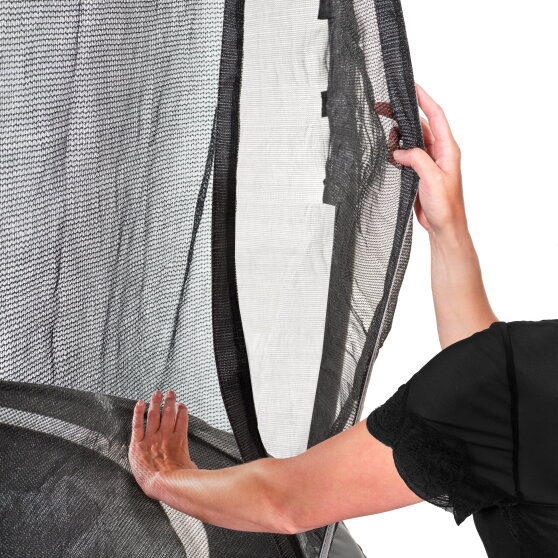 EXIT Allure Premium Bodentrampolin ø427cm - schwarz