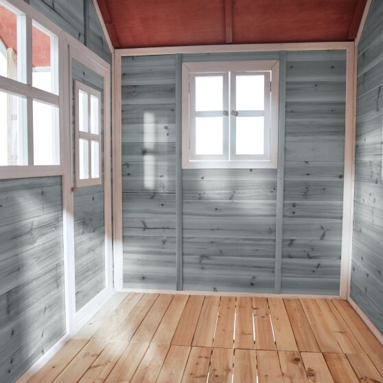 EXIT Loft 550 Holzspielhaus - blau