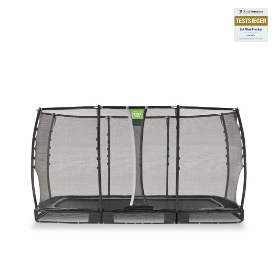 EXIT Allure Premium Bodentrampolin 214x366cm - schwarz