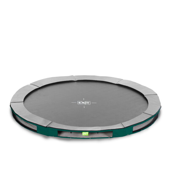 EXIT Elegant Premium sports Bodentrampolin ø427cm - grün