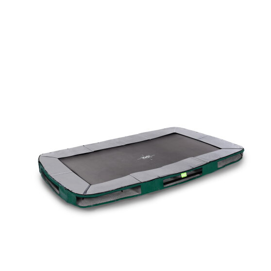 EXIT Elegant Premium sports Bodentrampolin 244x427cm - grün