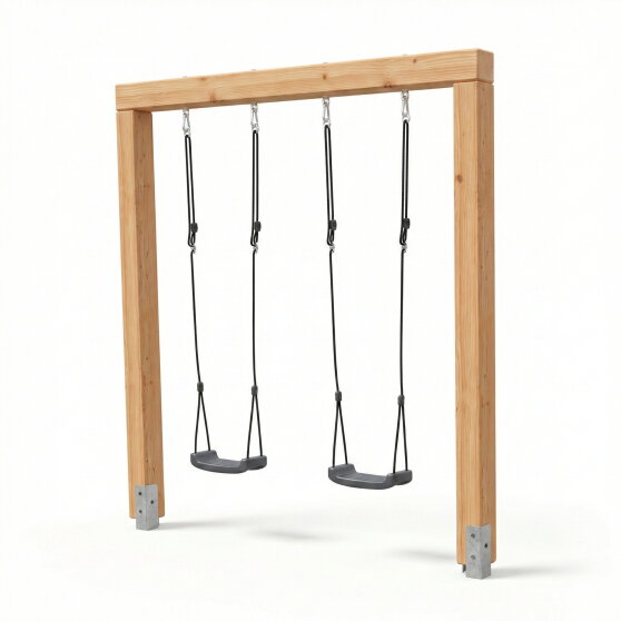 EXIT Linea Massiv 140 doppelte Holzschaukel