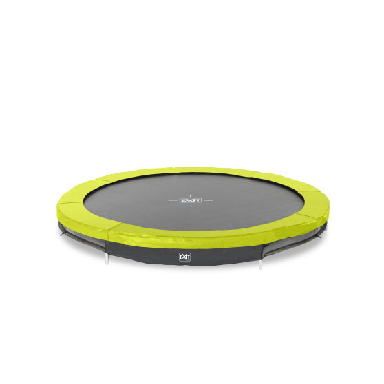 EXIT Silhouette sports Bodentrampolin ø244cm - grün