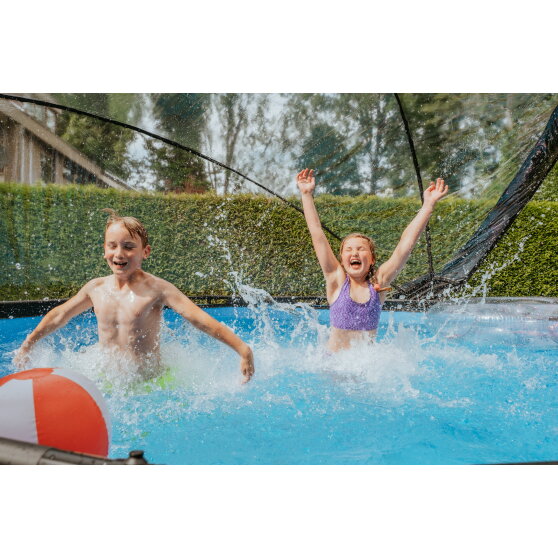 EXIT Poolabdeckung ECO ø427cm - auch für Intex/Bestway - universell