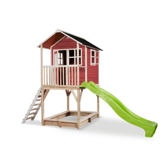 EXIT Loft 700 Holzspielhaus - rot