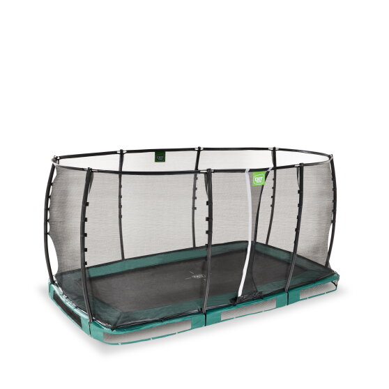 EXIT Allure Premium Bodentrampolin 244x427cm - gr&uuml;n