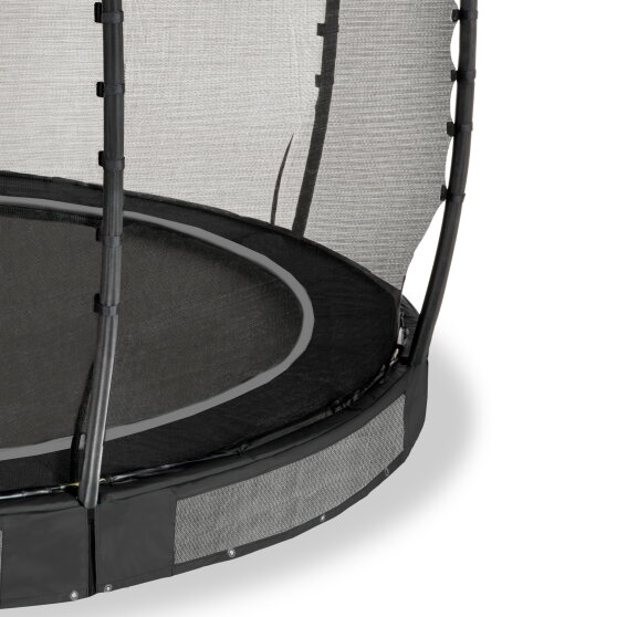 EXIT Allure Premium Bodentrampolin ø366cm - schwarz