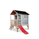 EXIT Loft 300 Holzspielhaus - blau