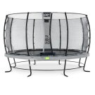 EXIT Elegant Trampolin ø427cm mit Economy Sicherheitsnetz - grau