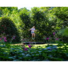 EXIT Silhouette sports Bodentrampolin ø305cm - schwarz