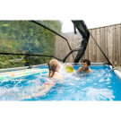 EXIT Soft Grey Pool 300x200x65cm mit Filterpumpe und Abdeckung - grau