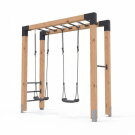 EXIT Linea Robust 110 Holz-Monkeybar mit Doppelschaukel