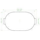 EXIT Panna-Feld oval 795x488cm