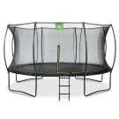 EXIT Silhouette Trampolin ø427cm mit Leiter - schwarz