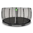 EXIT Allure Classic Bodentrampolin ø427cm - schwarz