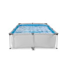 EXIT Soft Grey Pool 300x200x65cm mit Filterpumpe - grau