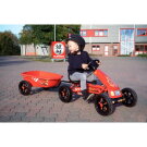 EXIT Foxy Fire Gokart mit Anhänger - rot