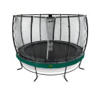 EXIT Elegant Premium Trampolin ø366cm mit Deluxe Sicherheitsnetz - grün