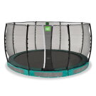 EXIT Allure Classic Bodentrampolin ø427cm - grün