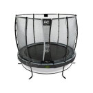 EXIT Elegant Premium Trampolin ø253cm mit Deluxe Sicherheitsnetz - schwarz
