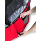 EXIT Elegant Inground-Trampolin ø366cm mit Economy Sicherheitsnetz - rot