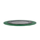 EXIT Dynamic ebenerdiges Trampolin ø366cm mit Freezone Sicherheitsplatten - schwarz
