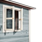 EXIT Loft 300 Holzspielhaus - blau