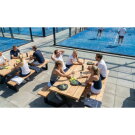 EXIT Picknicktisch X-235 - 8 Personen - 235 cm