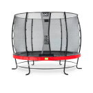 EXIT Elegant Trampolin ø305cm mit Economy Sicherheitsnetz - rot