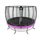 EXIT Elegant Premium Trampolin ø366cm mit Deluxe Sicherheitsnetz - lila