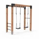 EXIT Linea Robust 110 Holz-Monkeybar mit Doppelschaukel