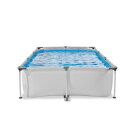 EXIT Soft Grey Pool 300x200x65cm mit Filterpumpe - grau