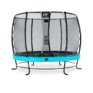 EXIT Elegant Premium Trampolin ø305cm mit Deluxe Sicherheitsnetz - blau
