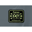 EXIT Supreme ebenerdiges Trampolin ø305cm mit Sicherheitsnetz - grau