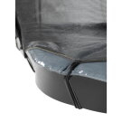 EXIT Supreme ebenerdiges Trampolin ø305cm mit Sicherheitsnetz - grau
