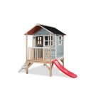 EXIT Loft 300 Holzspielhaus - blau