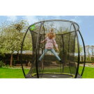 EXIT Silhouette Trampolin ø183cm mit Leiter - schwarz