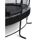 EXIT Elegant Premium Trampolin ø427cm mit Deluxe Sicherheitsnetz - schwarz