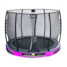 EXIT Elegant Inground-Trampolin ø305cm mit Economy Sicherheitsnetz - lila