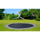 EXIT InTerra ebenerdige Trampolin ø366cm - grau