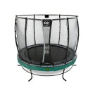 EXIT Elegant Premium Trampolin ø253cm mit Deluxe Sicherheitsnetz - grün