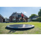 EXIT Silhouette sports Bodentrampolin ø305cm - schwarz