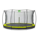 EXIT Silhouette Bodentrampolin ø366cm mit Sicherheitsnetz - grün