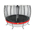 EXIT Elegant Trampolin ø366cm mit Economy Sicherheitsnetz - rot